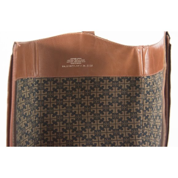 Tory Burch Rustic Brown Derby Riding Boots 5.5 - Picture 6 of 7